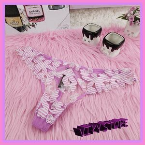NWT Victoria's Secret Very Sexy Floral Tanga: Allure in Large! NWT
